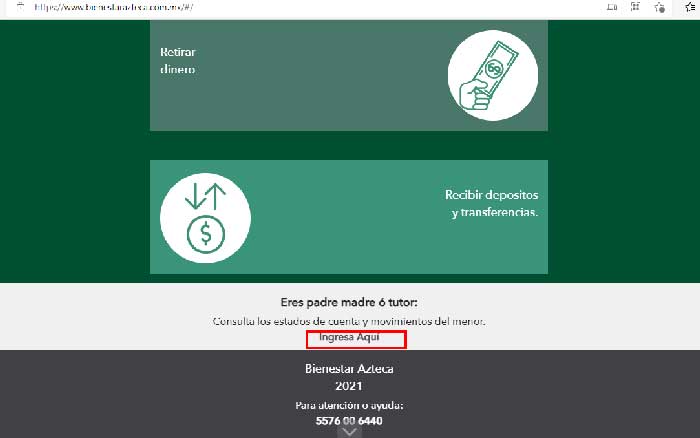 PASO 1 PARA CONSULTAR SALDO DE CUENTA