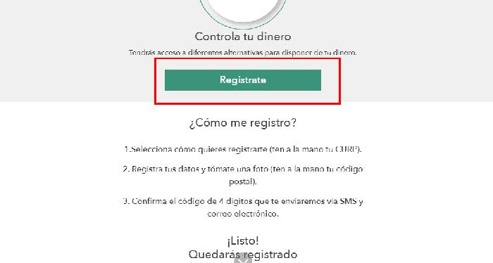 PASO 2 INGRESA EN REGISTRO